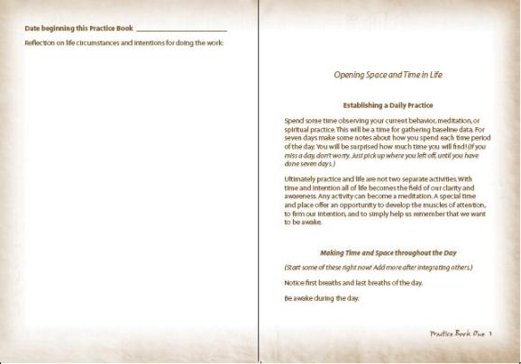 Sample page two from Practice Book One